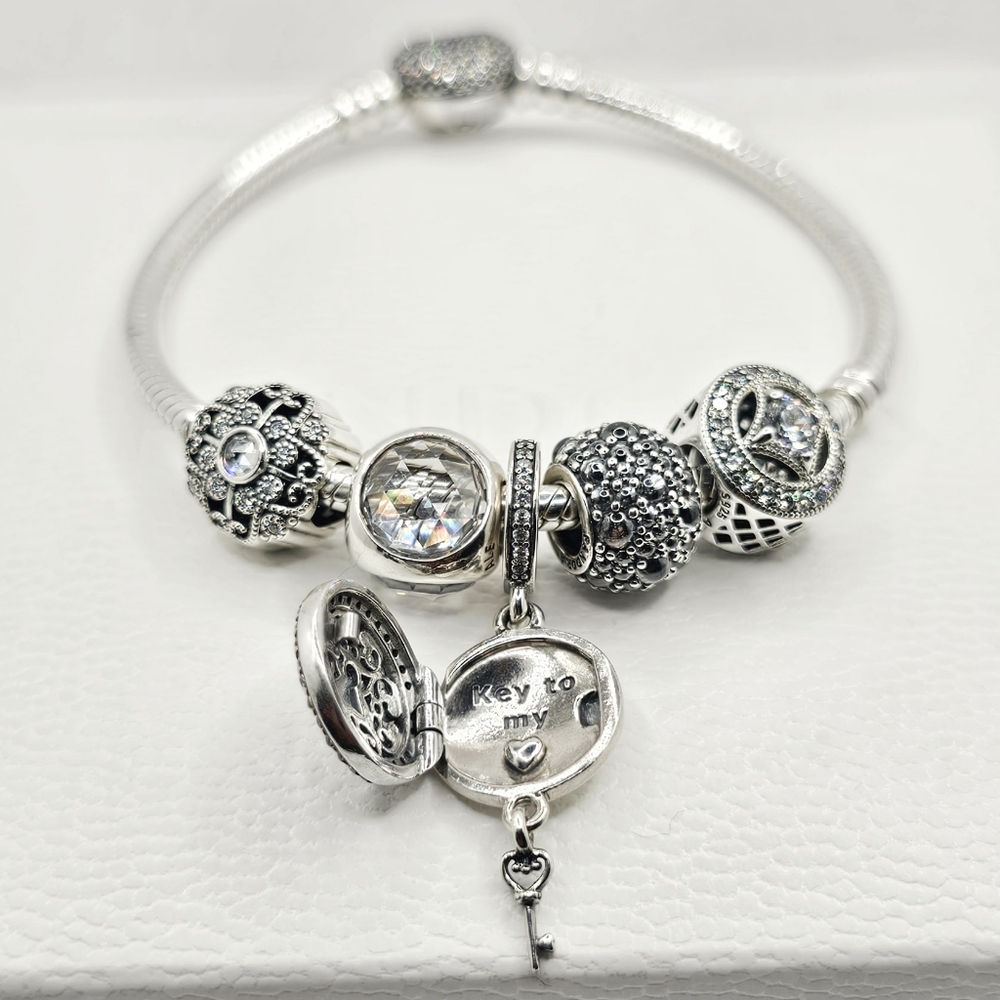 ❤️ 6pc Authentic Pandora LOVE BRACELET GIFT 🎁 SET